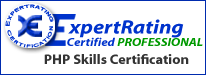 Expert Rating Certified PHP Programmer