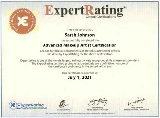 Advanced Makeup Artist Certification