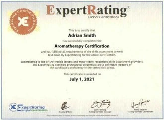 Aromatherapy Certificate