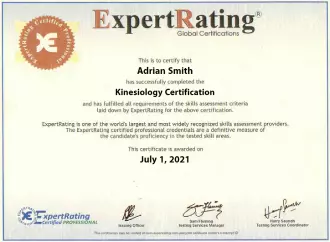 Kinesiology certificate