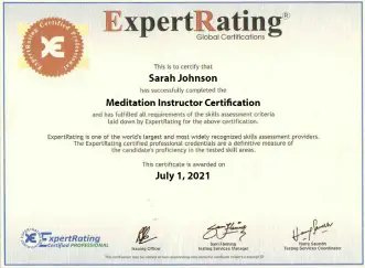 Meditation Instructor Certificate