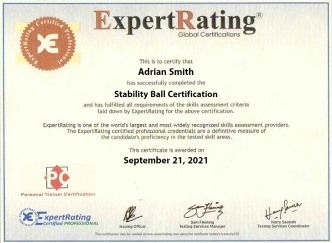 Stability Ball Certificate