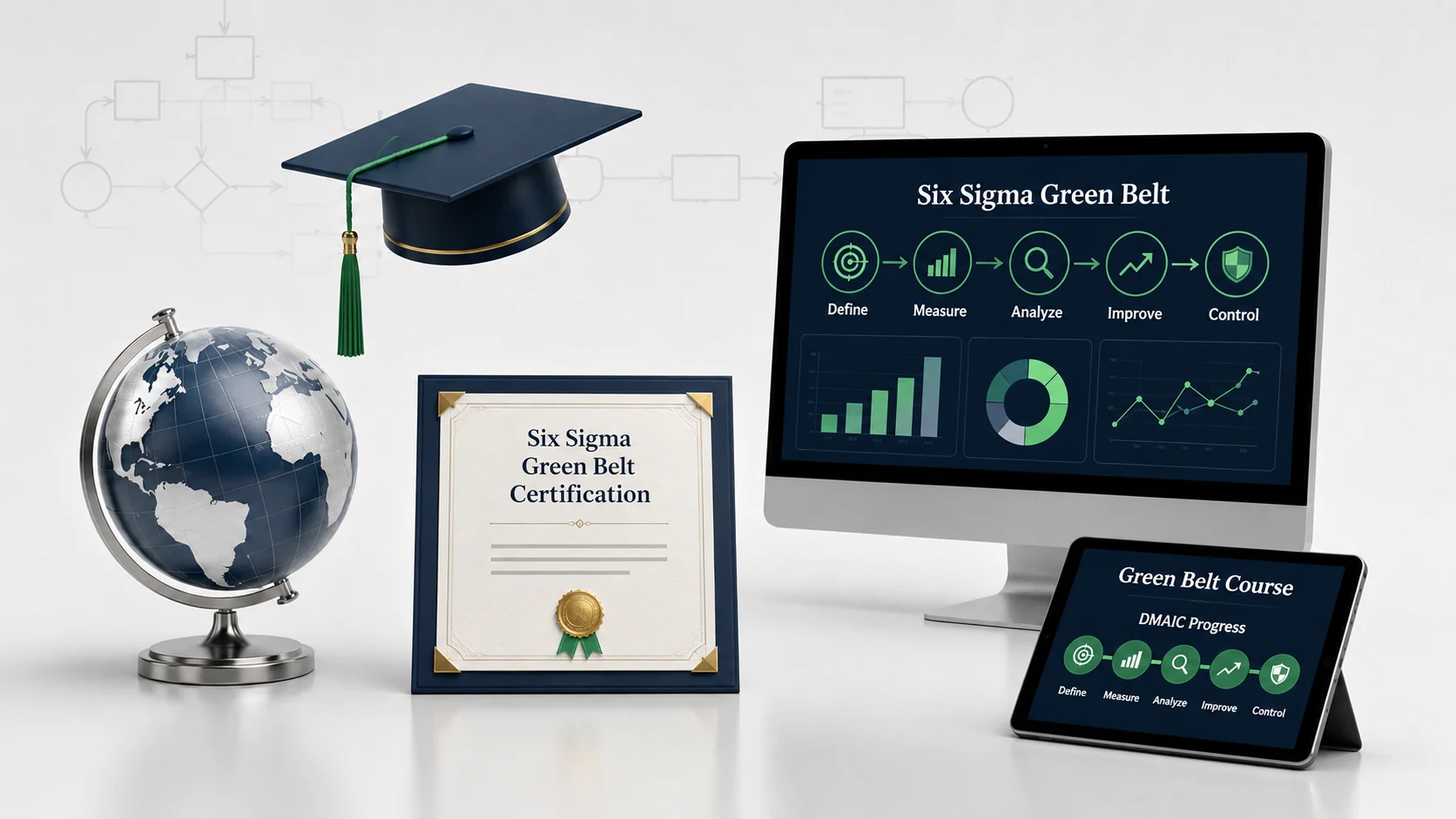 Online Six Sigma Green Belt learning and certification resources