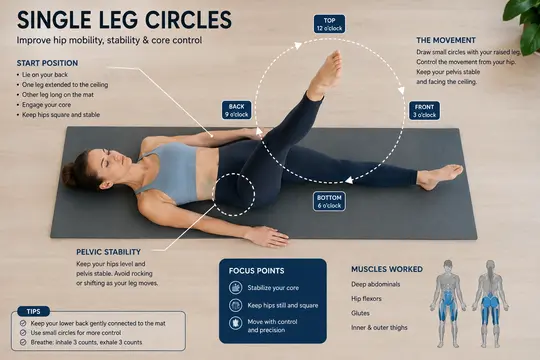  Pelvic Stability & Single Leg Circles