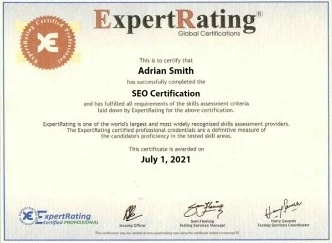 SEO Certificate