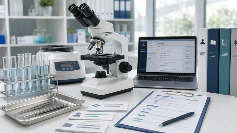Healthcare professionals working in medical administration, coding, billing and health information management