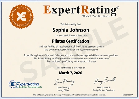 Pilates Certificate