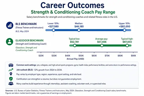 Career Outcomes for Strength and Conditioning Coaches