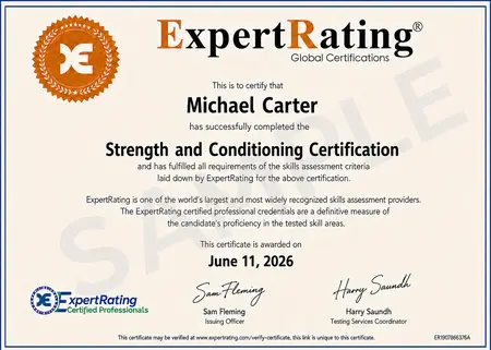 Strength and Conditioning Certificate
