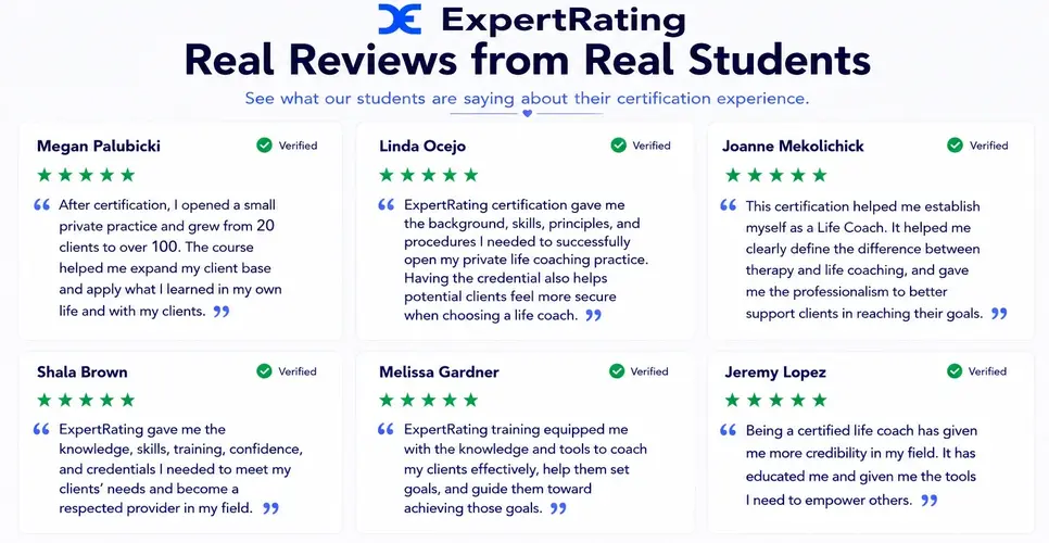 Life Coach Certification customer reviews